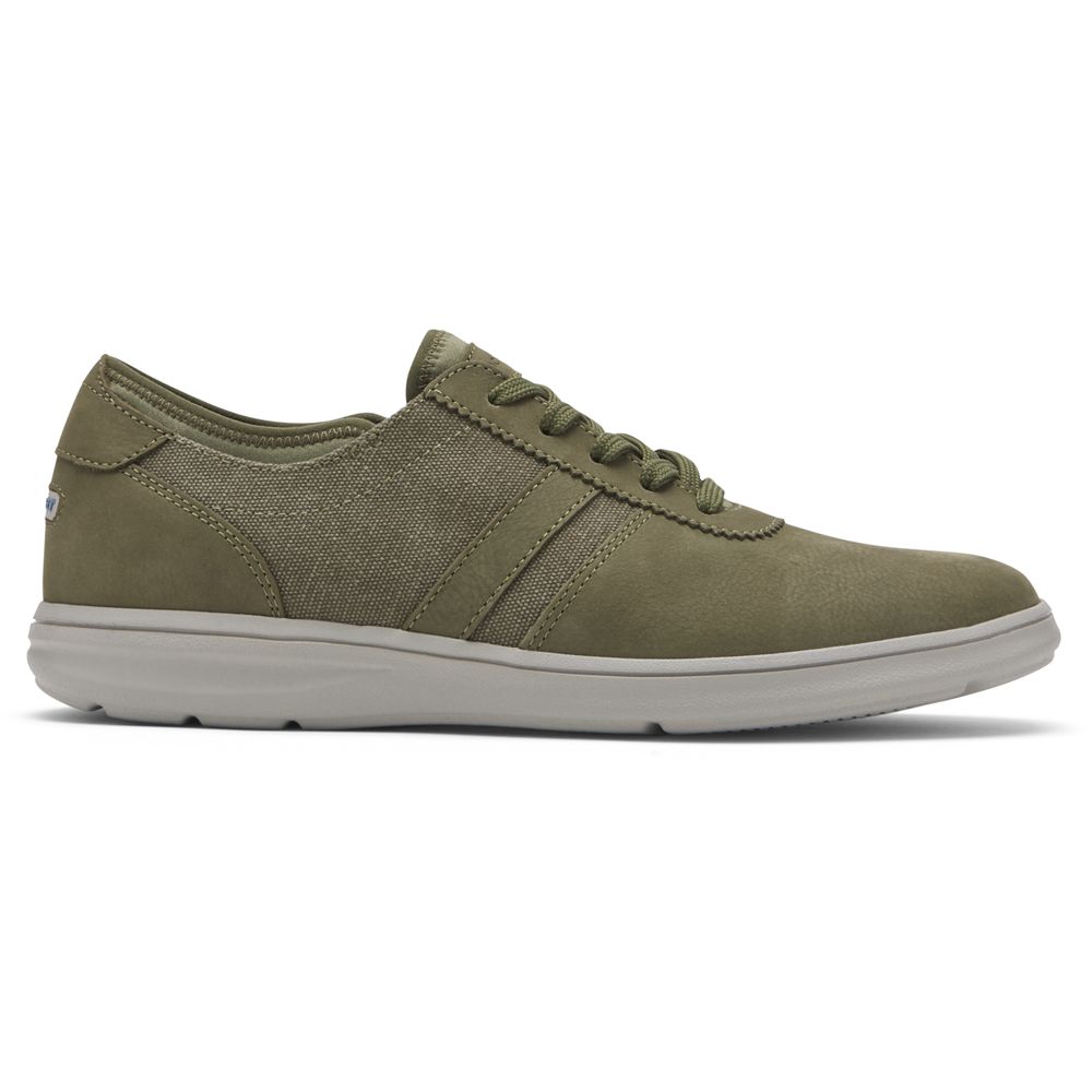 Rockport Zaden 5-Eye Ubal - Mens Sneakers - Olive - NZ (FWK-732914)